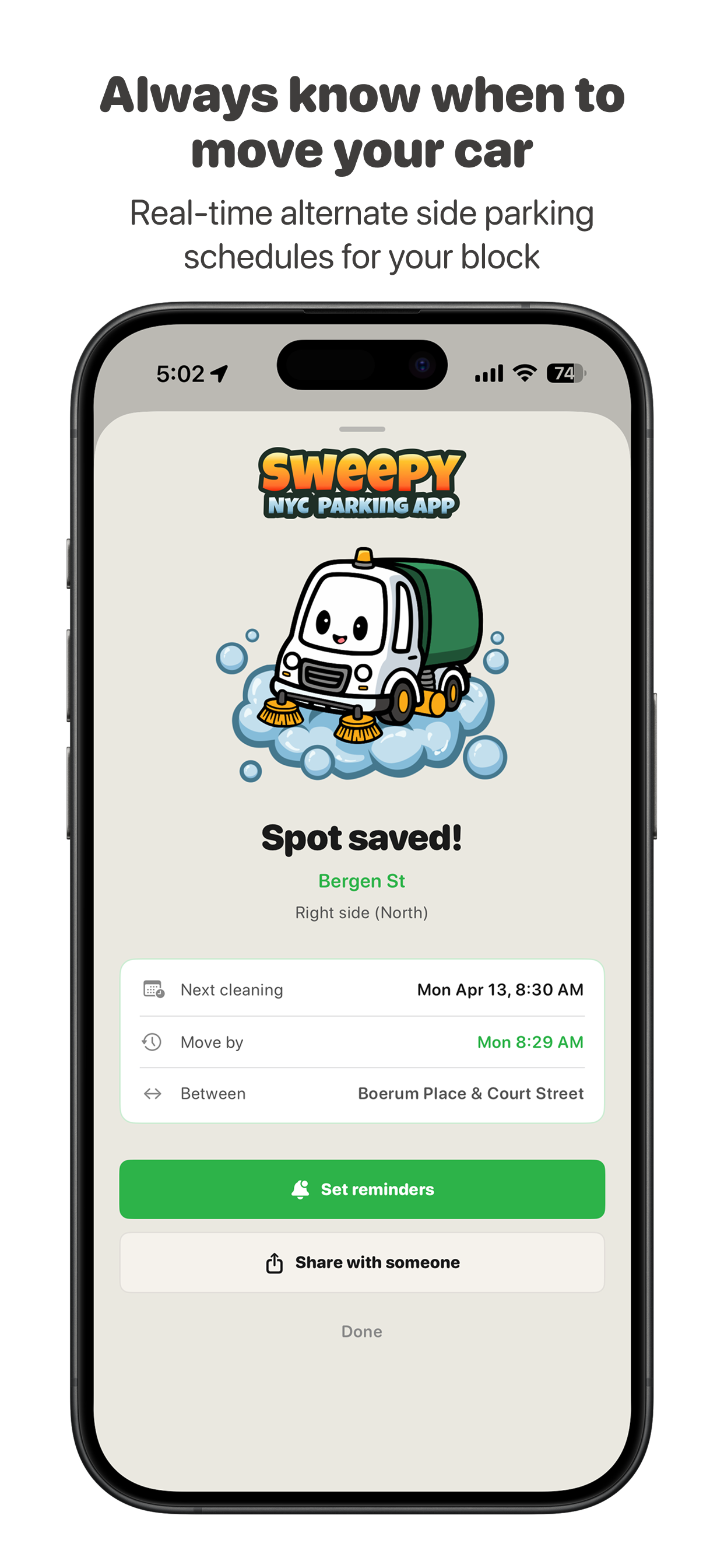 Sweepy screen 3